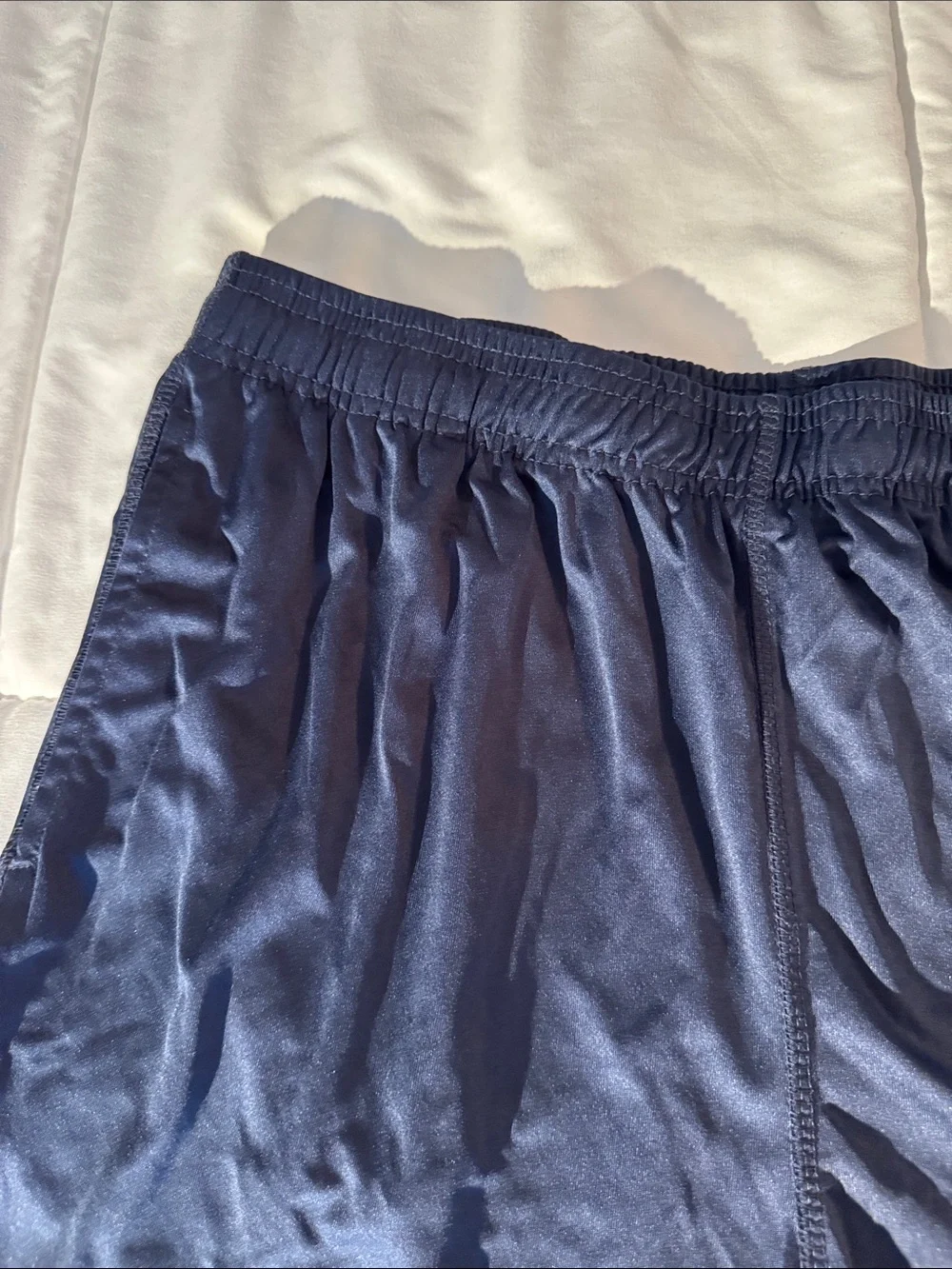 U.S. Polo Assn. Navy Blue Athletic Shorts with Red Logo